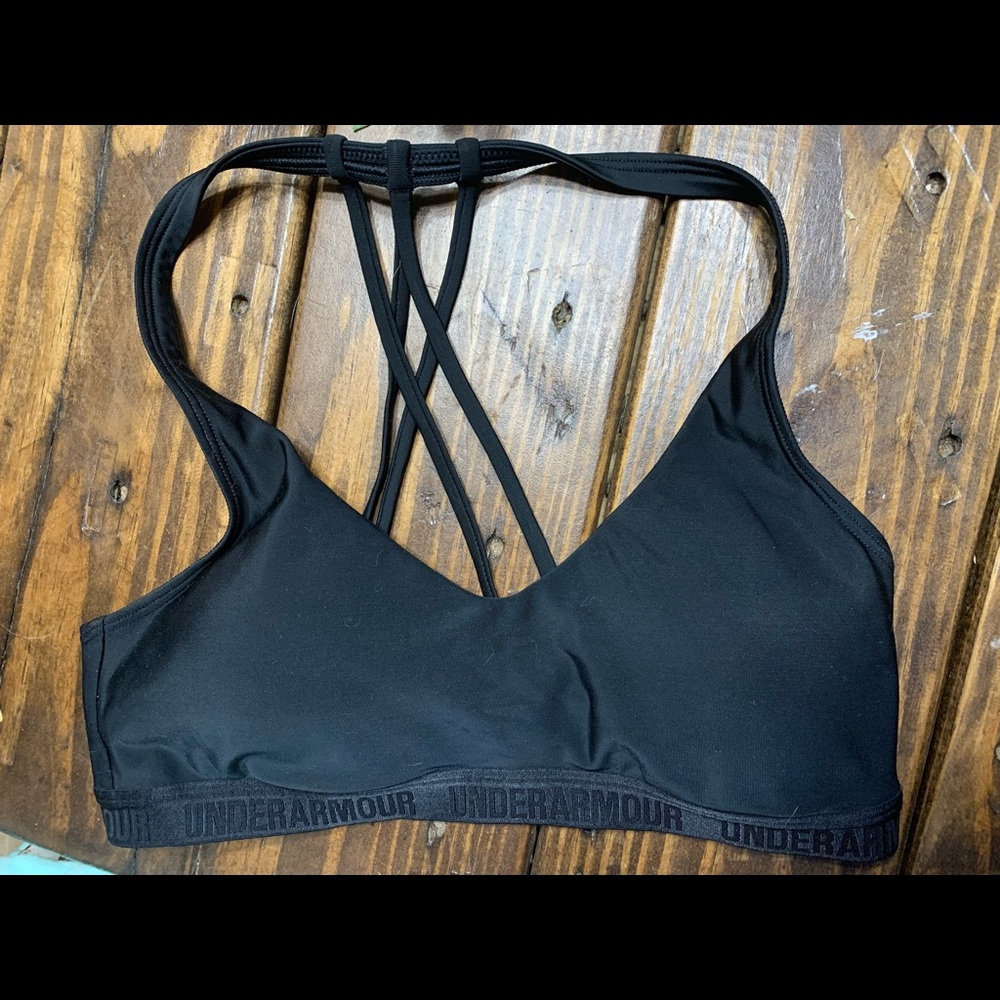Black Under Armour Sports Bra